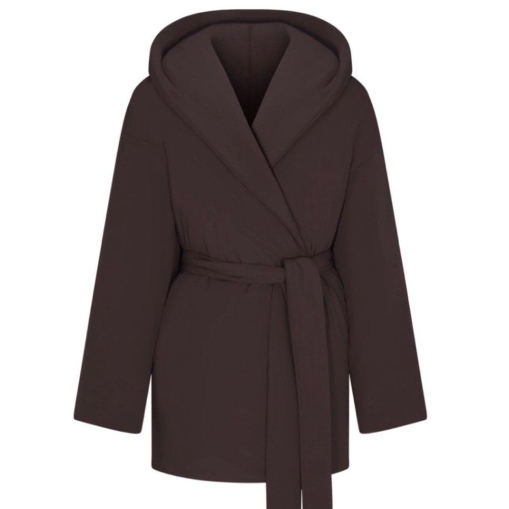 NikeSKIMS WOVEN NYLON WRAP COAT PHOENIX SIZE SMALL